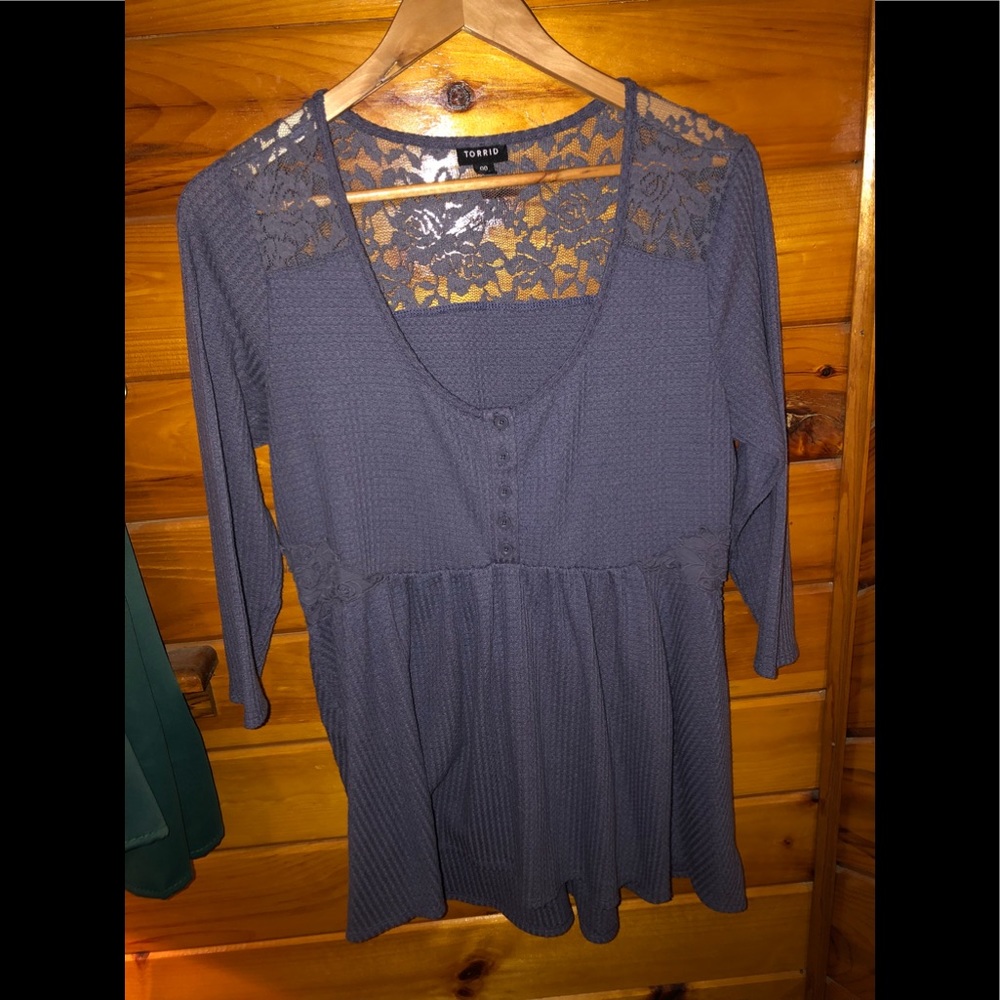 Torrid Waffle high low babydoll